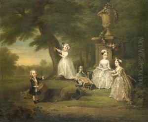 A Tea Party by William Hogarth