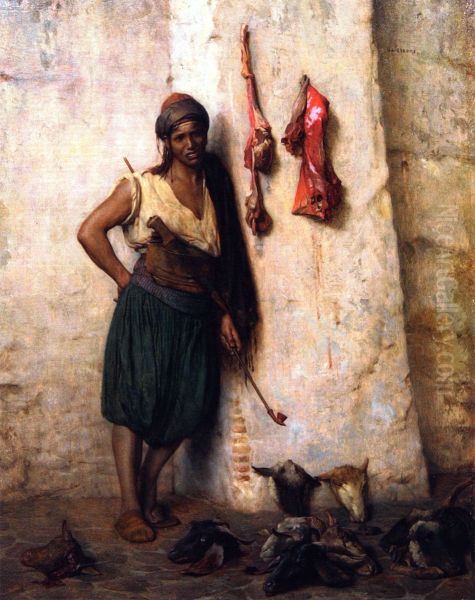 A Turkish butcher boy in Jerusalem - view 1