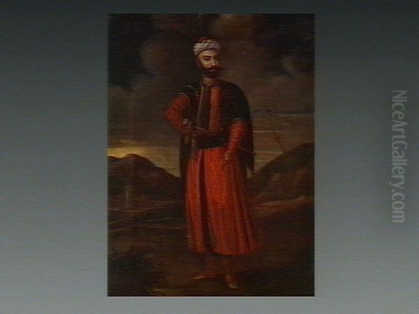 A Turk in a landscape. - view 1