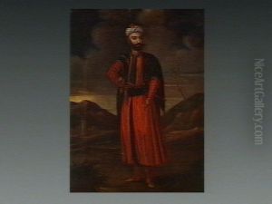 A Turk in a landscape.