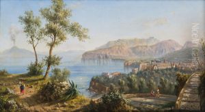 A View of Salerno and Vesuvius
