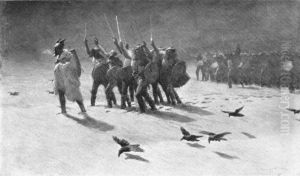 A Viking Foray by John Charles Dollman