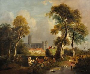 A view to Canterbury by George Vincent