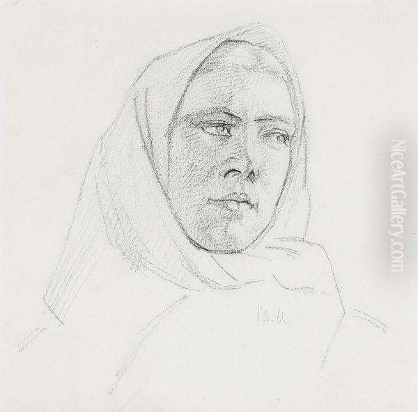 Studie af fiskerpige. - view 1