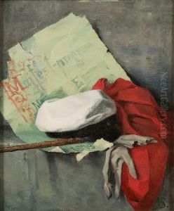 Student cap (after the party) by Helene Schjerfbeck