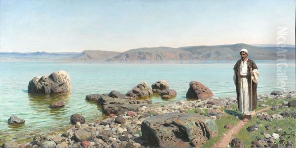 <<Na Tiveriadskom (Genisaretskom) ozere>> - view 1