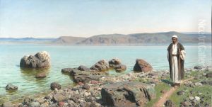 <<Kene Genesareth uzda>> by Vasily Polenov