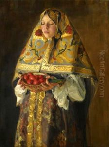 A young russian Girl by Ivan Kulikov
