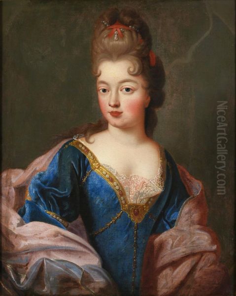 So-called Portrait of Marie Adelaide of Savoy, Duchess of Burgundy by Pierre Gobert