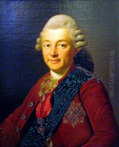 Portrait ofAlexander Sergeyevich Stroganov(1733-1811) by Alexander Roslin