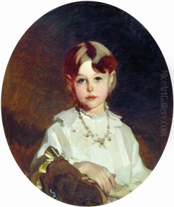 A.S. Sheremeteva in childhood by Ivan Makarov
