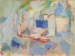 Composition in Blue by unknown