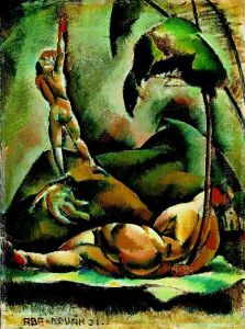 Nudes in the Landscape by Vilmos Aba-Novak