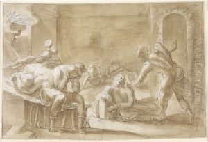 Liberation of Saint Peter from Prison by Abraham Bloemaert
