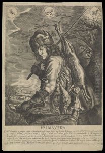 A young man returning from the hunt by Joachim von, I Sandrart