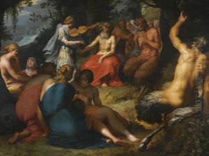 The judgement of Midas by Abraham Janssens I