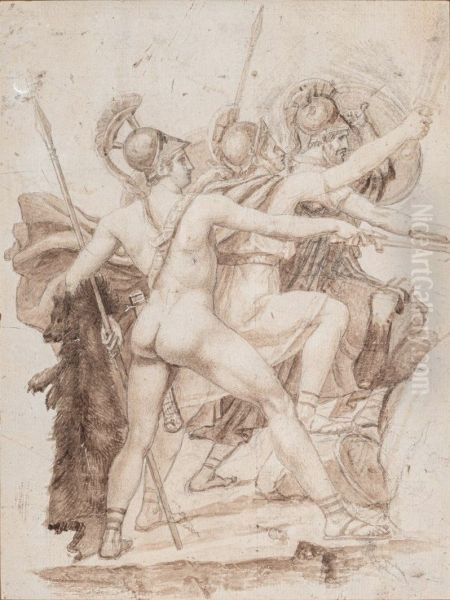 Study for the Seven Chiefs against Thebes - view 1