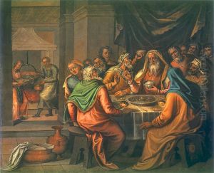 Abraham na uczcie