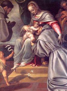Madonna and Child and Saints by Antonio Campi