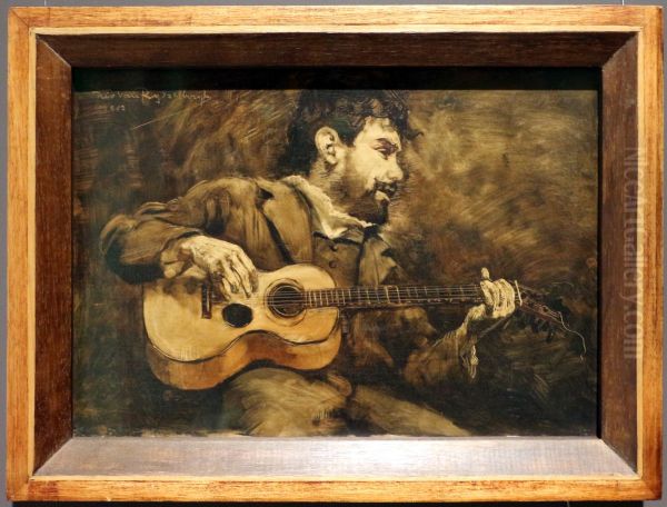 Guitariste - Portrait du peintre espagnol Dario de Regoyos - view 1