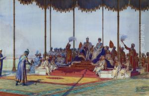 King George V and Queen Mary at the Delhi Durbar