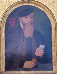 portrait of a man by Hans Asper