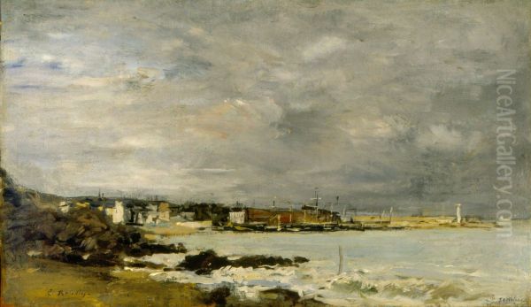 Scene of a beach and reefs - view 1