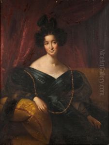 Portrait of Sophie Dawes, Baronne de Feucheres by Aimee Brune-Pages