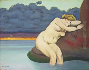Andromede enchainee by Felix Vallotton