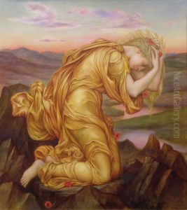 Demeter Mourning for Persephone by Evelyn de Morgan