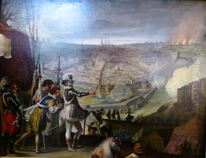 Belagerung einer Stadt durch Heinrich IV