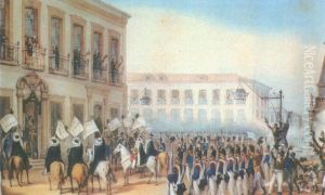 Aclamacao do jovem Pedro II como Imperador do Brasil, apos aAbdicacao de D. Pedro I, a 9 de abril de 1831. Aclamacao do jovem Pedro II como Imperador do Brasil, apos aAbdicacao de D. Pedro I, a 9 de abril de 1831.