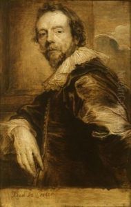 portrait in grisaille by Anthony Van Dyck by Sir Anthony Van Dyck