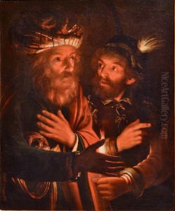 The third denial of Saint Peter by Adam de Coster
