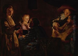 Card Players by Adam de Coster