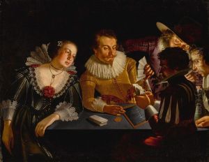 Card Players by Adam de Coster