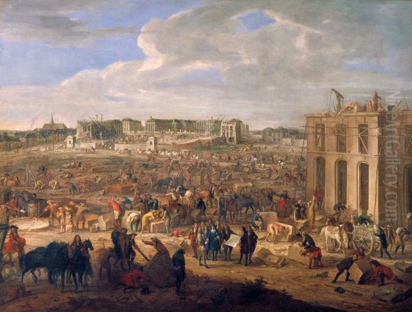 Construction of the Chateau de Versailles - view 1