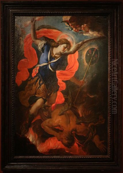 l'arcangelo michele sconfigge satana - view 1