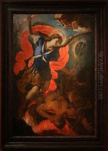 The Archangel Michael defeats Satan by Antonio Palomino