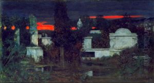 cmentarz wloski by Albert Chmielowski