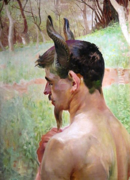 Thoughtful Faun - view 1