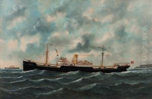 Portrait of the Steamship Antinous