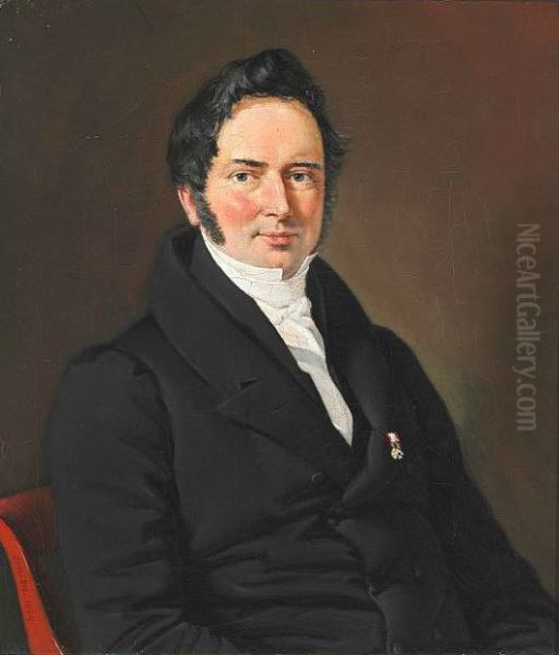 Portrait of Adam Oehlenschlager. - view 1
