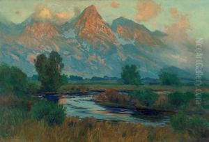 Teton Range by Charles Partridge Adams