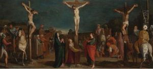 Crucifixion With Thieves by Bartolomeo Carducci