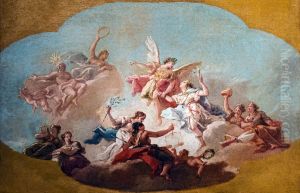 Allegory of the virtues Mocenigo by Jacopo Guarana