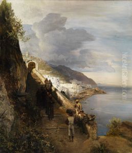 The Amalfi Coast by Oswald Achenbach