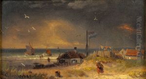 Storm aan de Hollandse kust