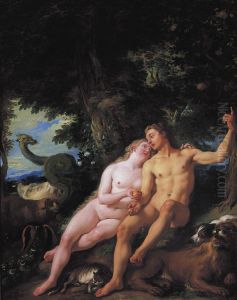 Adam and Eve by Jean-Francois de Troy