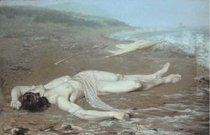 Leander's body washed ashore Leander's body washed ashore